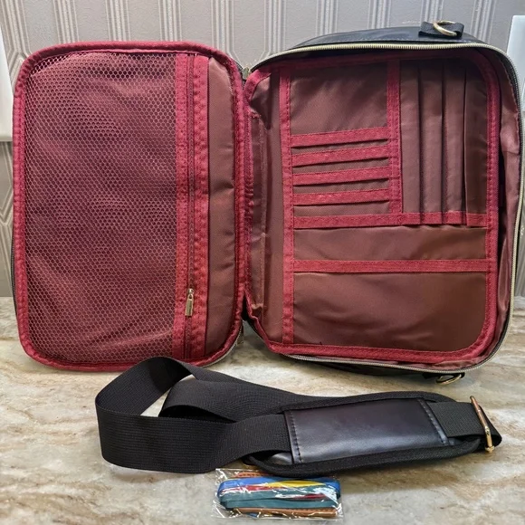 Leather Bible Cover Case with Ribbon Bookmark - Picture 8 of 11